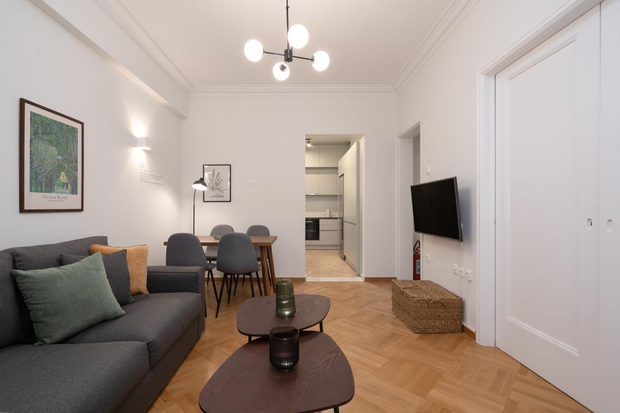 Appartement Metroscape Retreat Nearby Metro Station à Athènes Extérieur photo